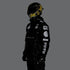 Ride Rich Concord Armoured GP Anorak Motorcycle Jacket - Black / Camo